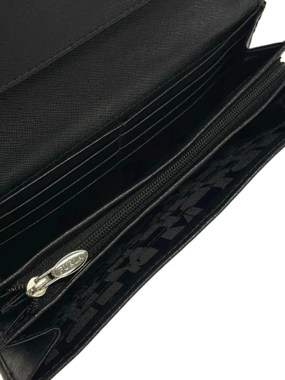 FURLA Black Leather Long Wallet - Picture 4 of 6